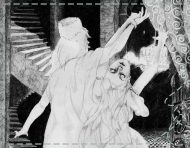 "Der Tanz", an original drawing by messalyn (thumbnail).