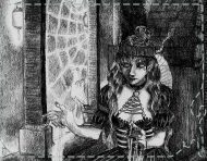 "Géhenne", an original drawing by messalyn (thumbnail).