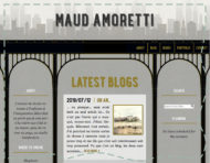 "maudamoretti.com", an original webdesign, visual identity and logotype by messalyn (thumbnail).